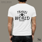 "Free Traveler" White T-Shirt - Explore & Unleash