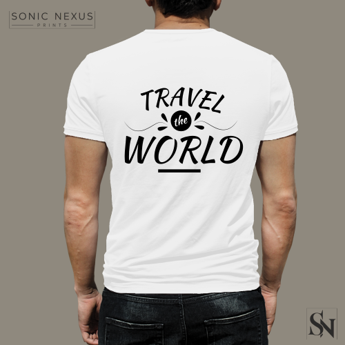 "Free Traveler" White T-Shirt - Explore & Unleash
